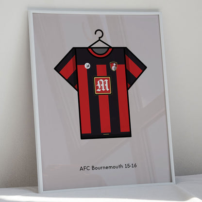 Minimal Kits 2015-16 Home Shirt A3 Card Mount