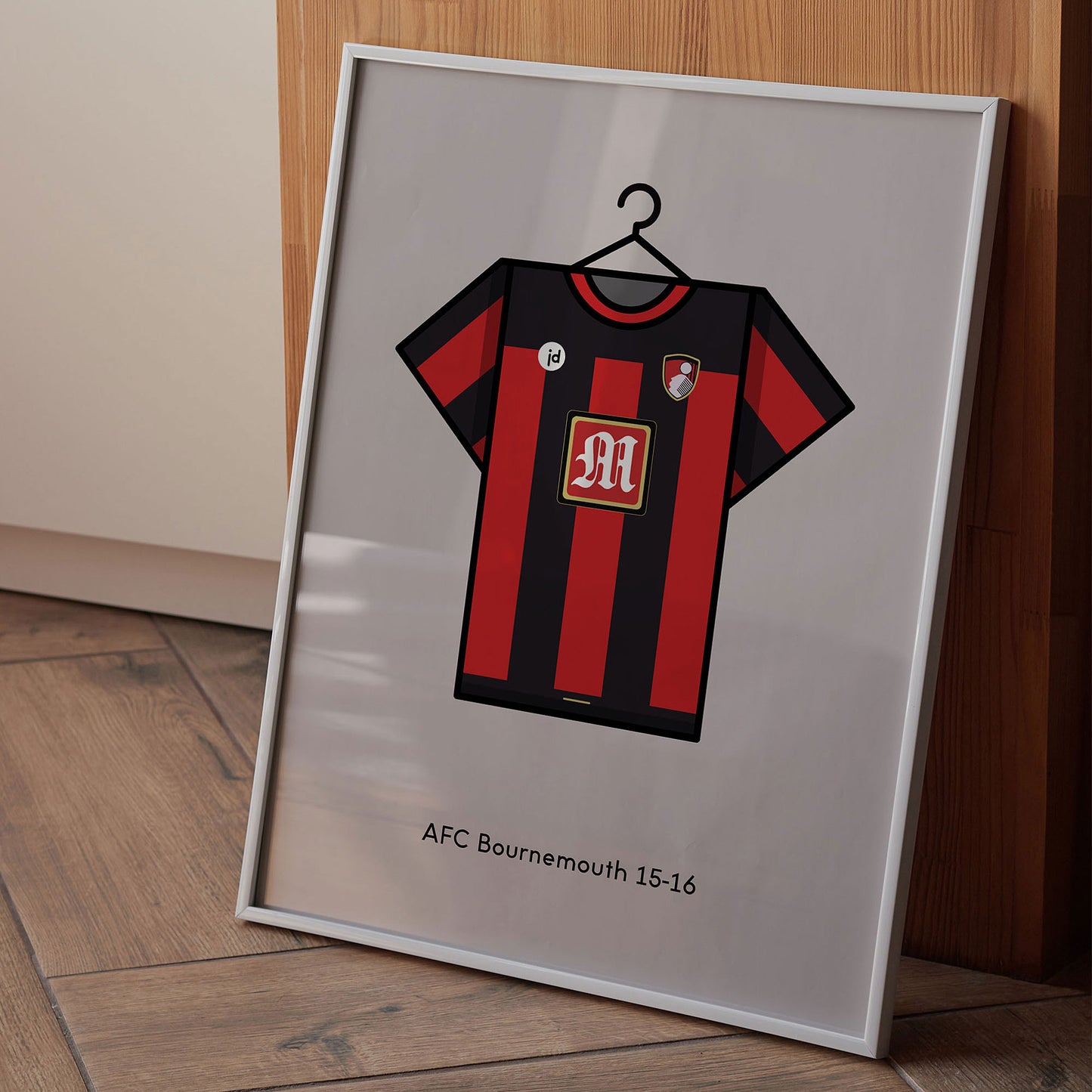 Minimal Kits 2015-16 Home Shirt A3 Card Mount