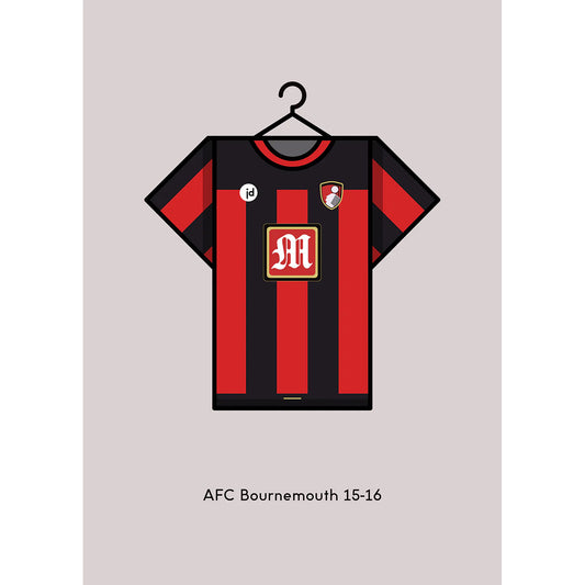 Minimal Kits 2015-16 Home Shirt A3 Card Mount