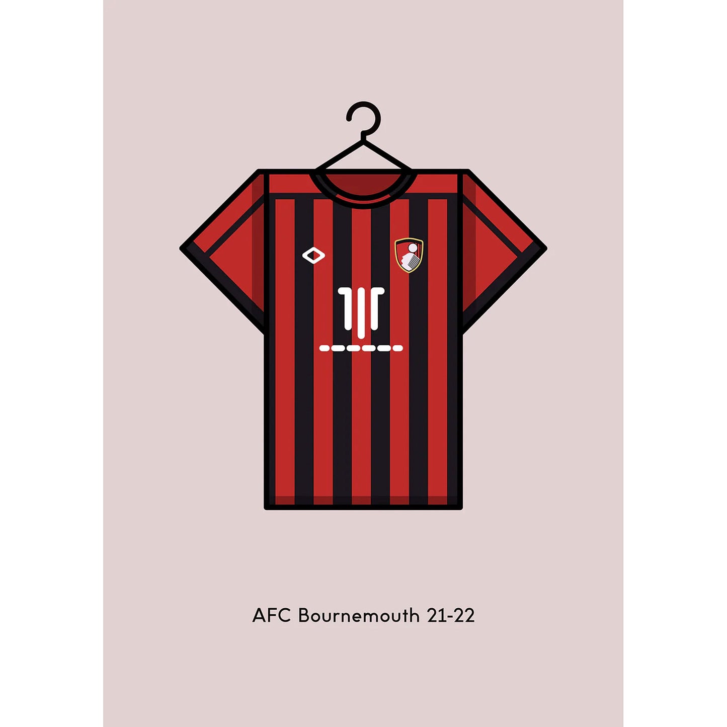Minimal Kits 2021-22 Home Shirt A2 Poster