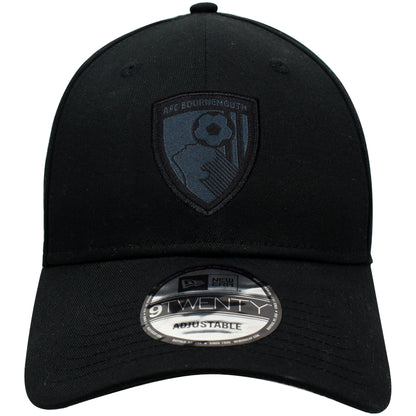 Adults AFCB X New Era 9TWENTY Blackout Cap - Black