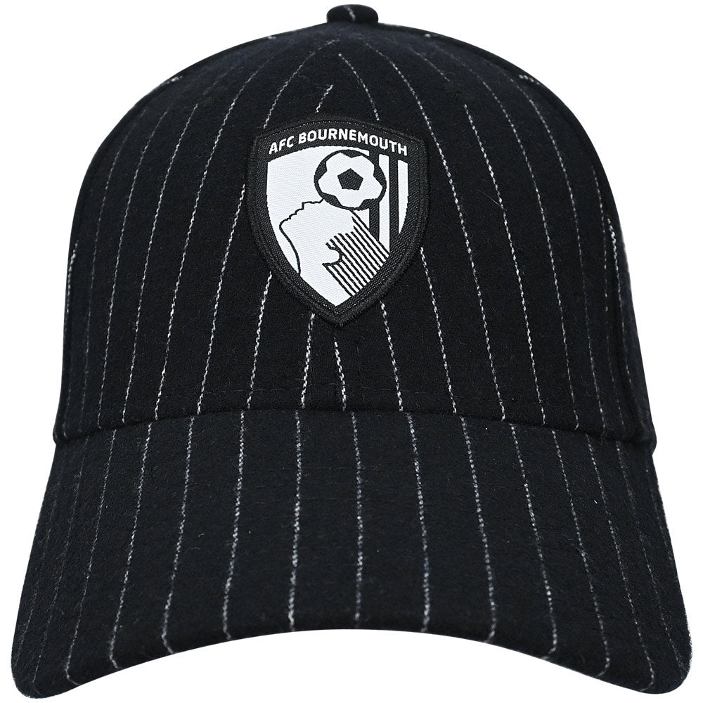 Adults AFCB X New Era 9FORTY Pinstripe Cap - Black