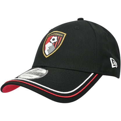 Adults AFCB X New Era 9FORTY USA Flag Cap - Black