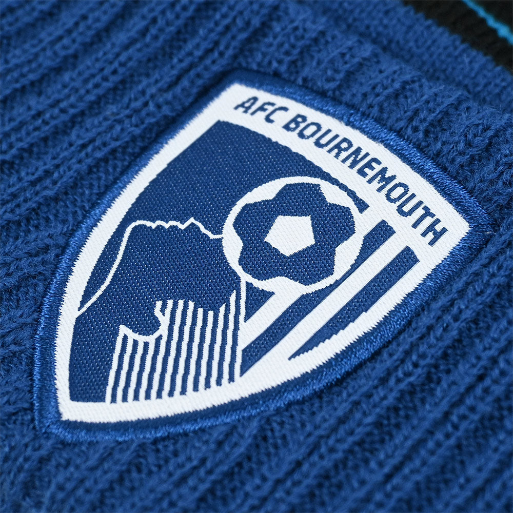 Adults AFCB X New Era Away Cuff Beanie - Blue / Black