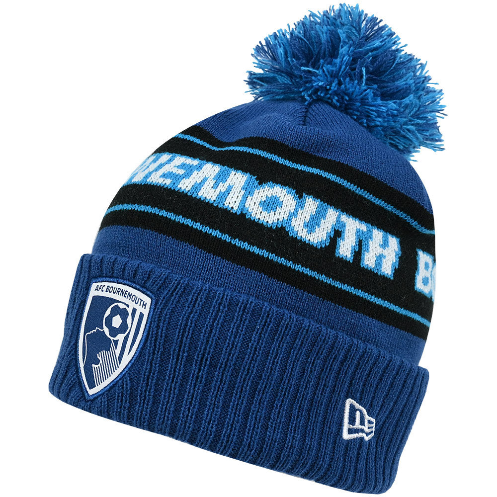 Adults AFCB X New Era Away Cuff Beanie - Blue / Black