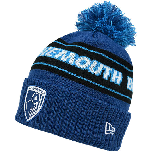 Adults AFCB X New Era Away Cuff Beanie - Blue / Black