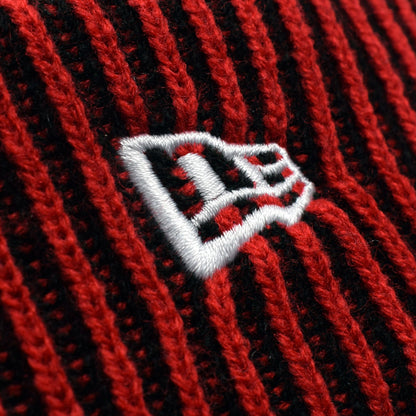 Adults AFCB X New Era Sports Knit Bobble Hat - Red / Black