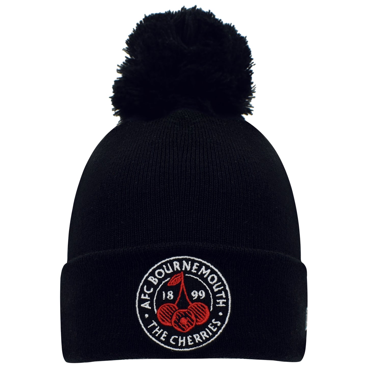 Adults AFCB X New Era Cherries Crest Bobble Hat - Black