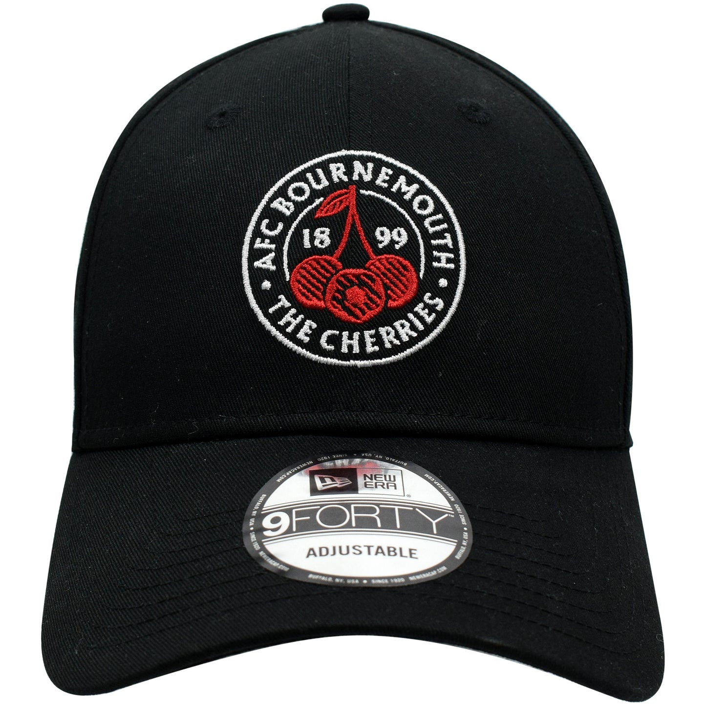 Adults AFCB X New Era 9FORTY Cherries Crest Cap - Black