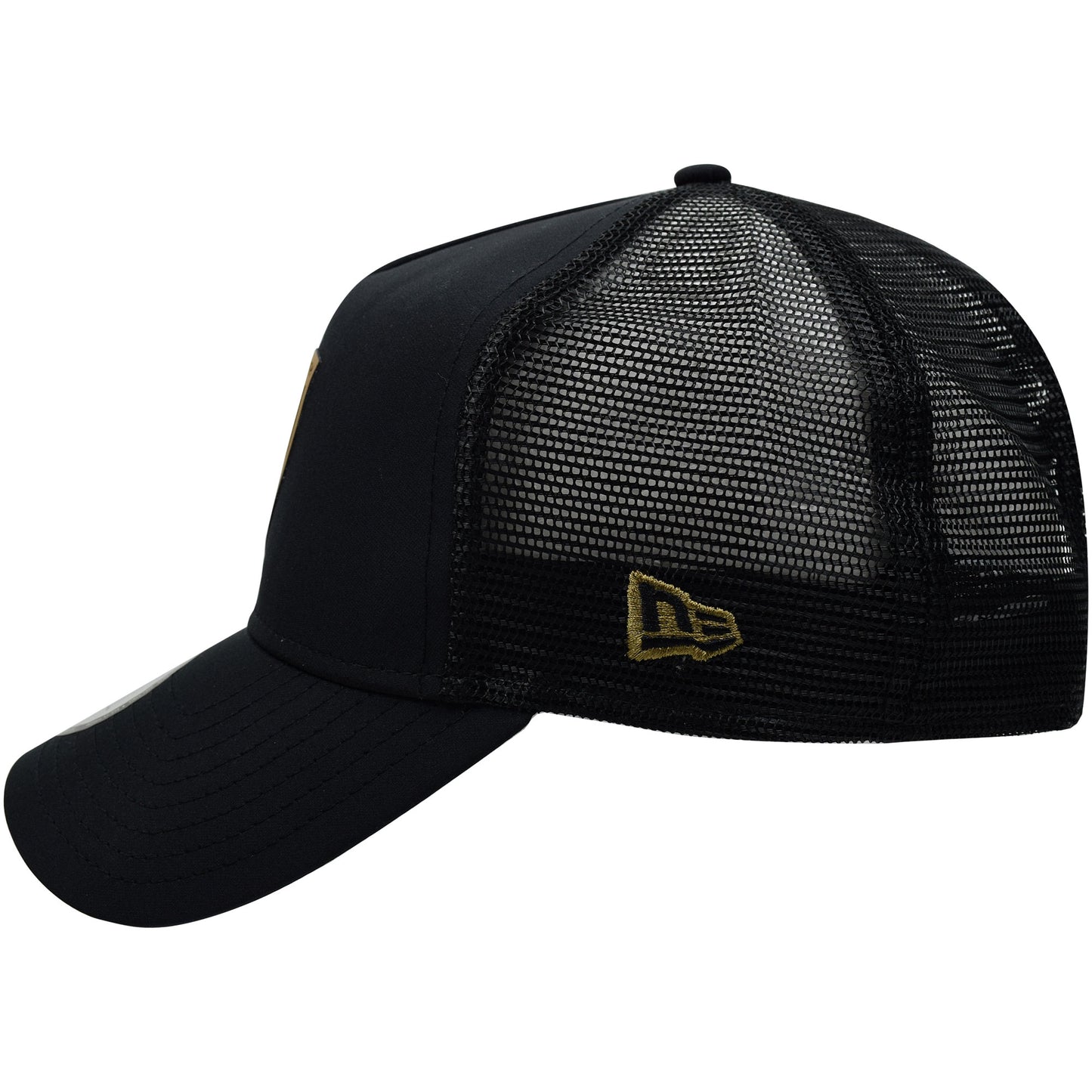 Adults AFCB X New Era E-Frame Trucker Cap - Black / Gold