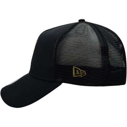 Adults AFCB X New Era E-Frame Trucker Cap - Black / Gold