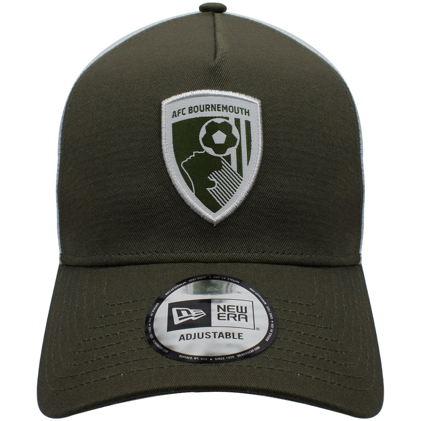 Adults AFCB X New Era A-Frame Trucker - Olive / White