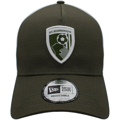 Adults AFCB X New Era A-Frame Trucker - Olive / White