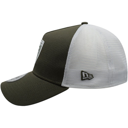 Adults AFCB X New Era A-Frame Trucker - Olive / White