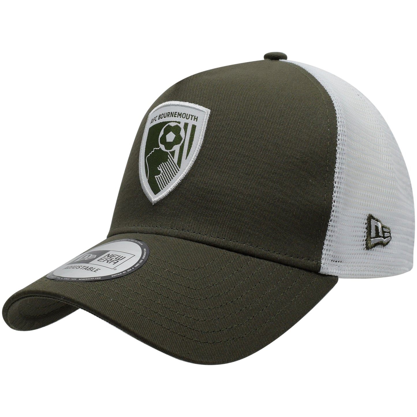 Adults AFCB X New Era A-Frame Trucker - Olive / White