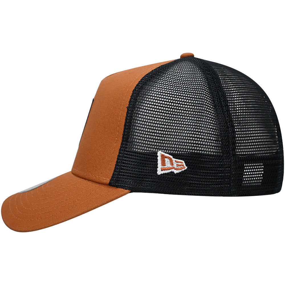 Adults AFCB X New Era E-Frame Trucker Cap - Rustic Amber
