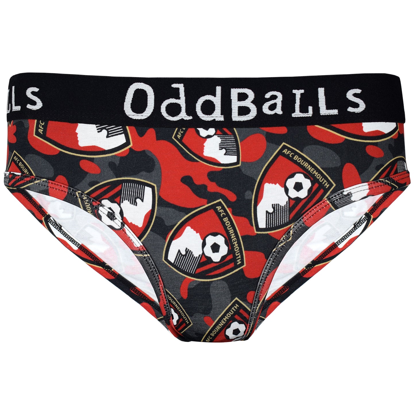 Womens OddBalls Briefs - Multi Crest