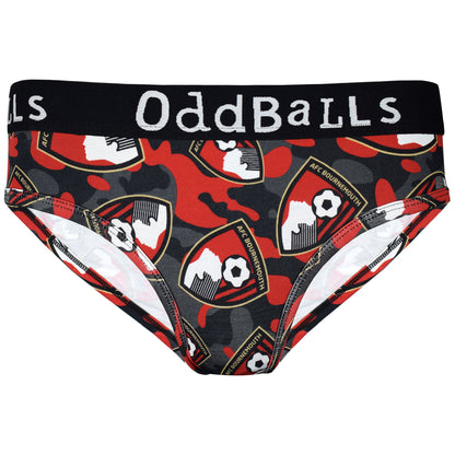 Womens OddBalls Briefs - Multi Crest