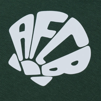 Adults Organic Shell Crest Hood - Bottle Green