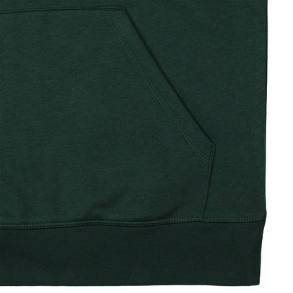 Adults Organic Shell Crest Hood - Bottle Green
