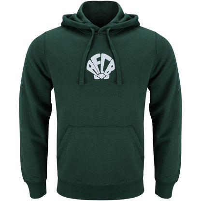 Adults Organic Shell Crest Hood - Bottle Green