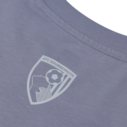 Adults Organic Shell Crest Tee - Lavender