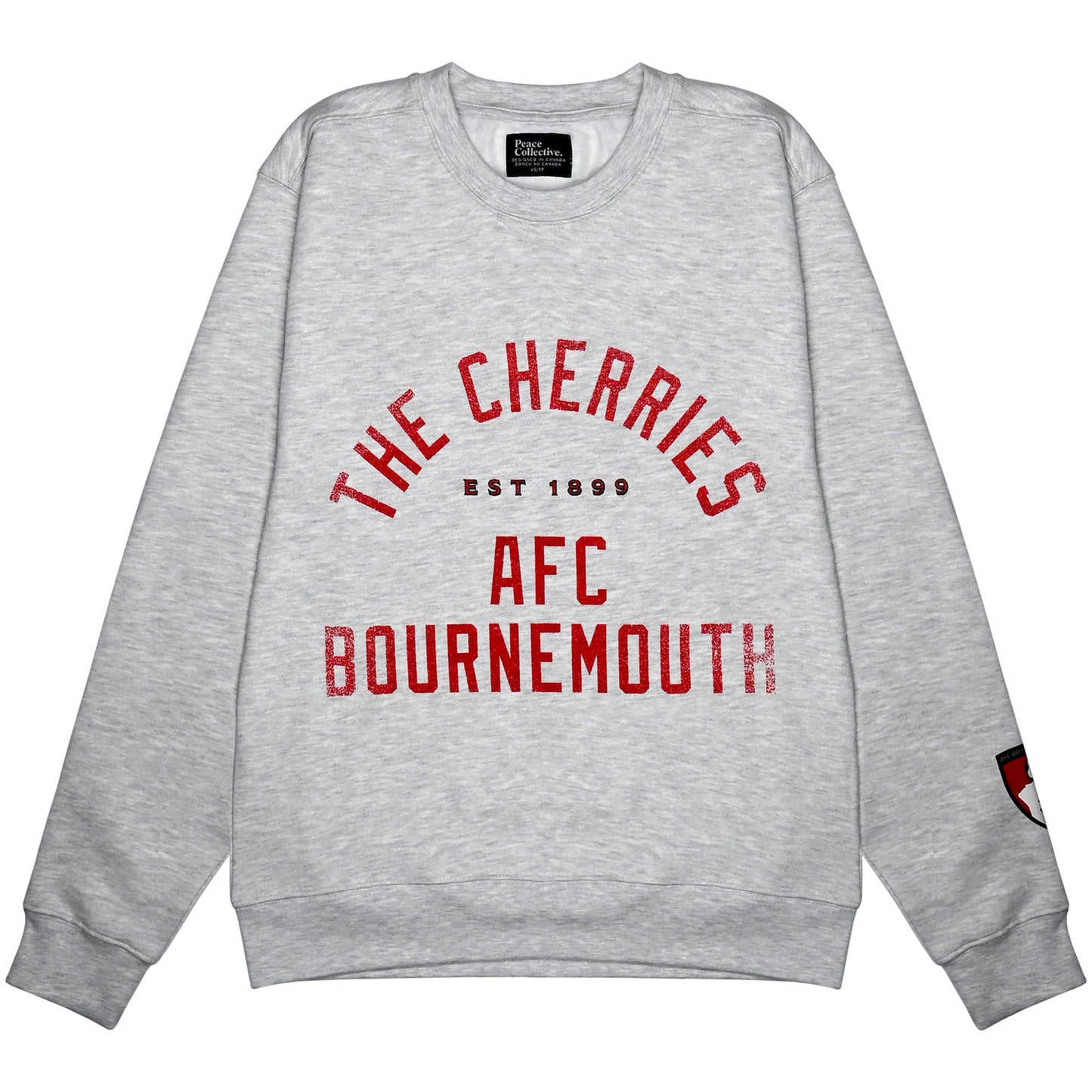 Peace Collective X AFCB Adults SuperHeavy Crewneck - Ash