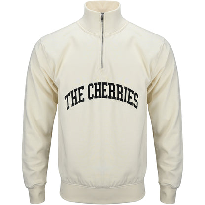 Peace Collective X AFCB Adults Collegiate Quarter Zip - Ivory