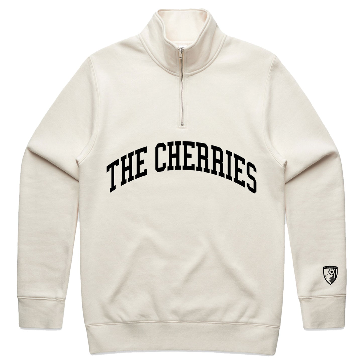 Peace Collective X AFCB Adults Collegiate Quarter Zip - Ivory