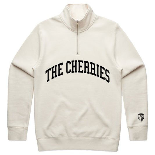Peace Collective X AFCB Adults Collegiate Quarter Zip - Ivory