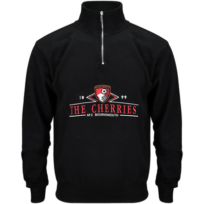 Peace Collective X AFCB Adults Vintage Quarter Zip - Black