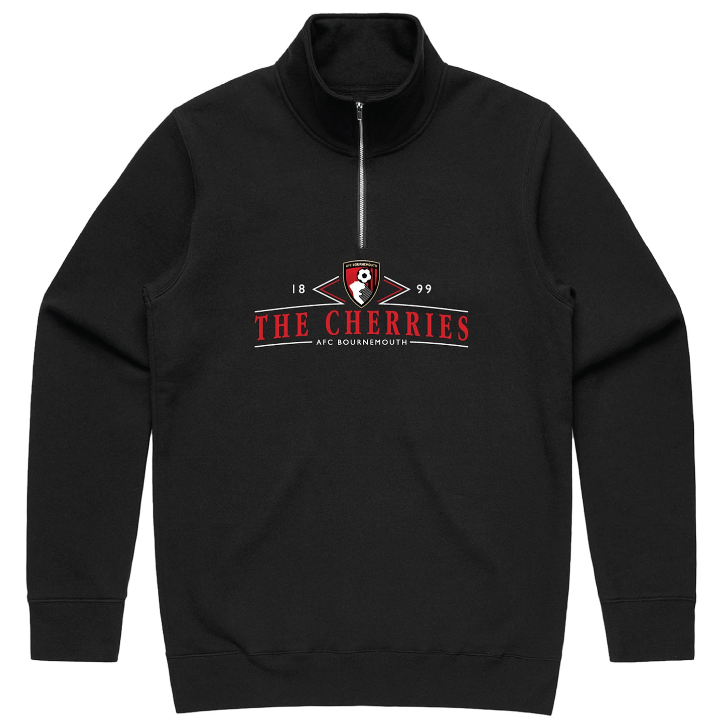 Peace Collective X AFCB Adults Vintage Quarter Zip - Black