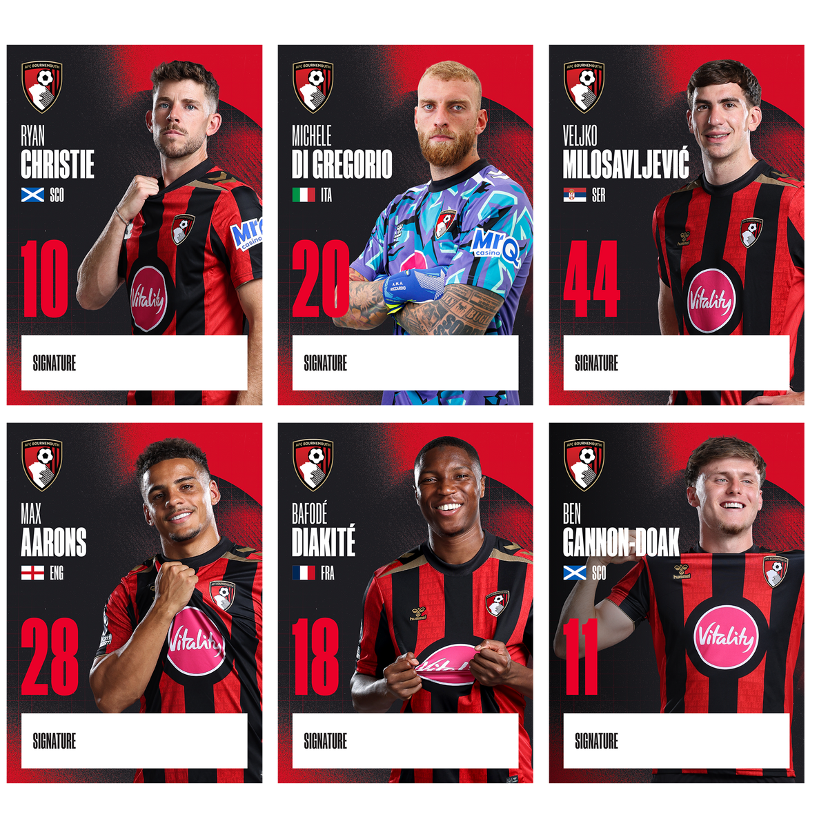 Player Cards - 26/27 Season