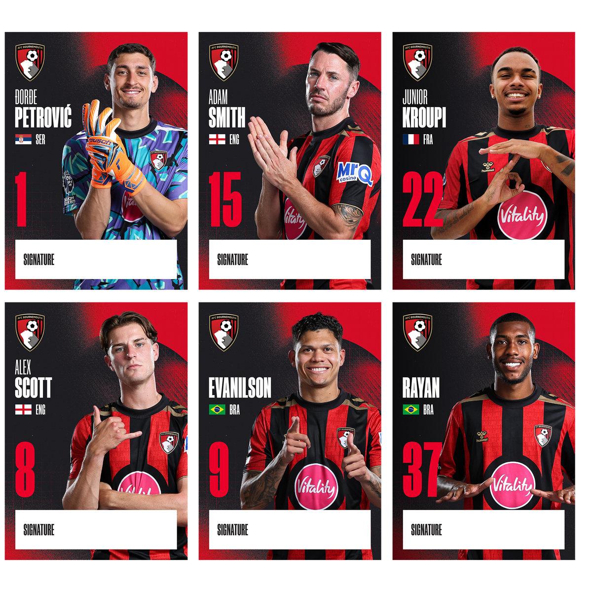 Player Cards - 26/27 Season
