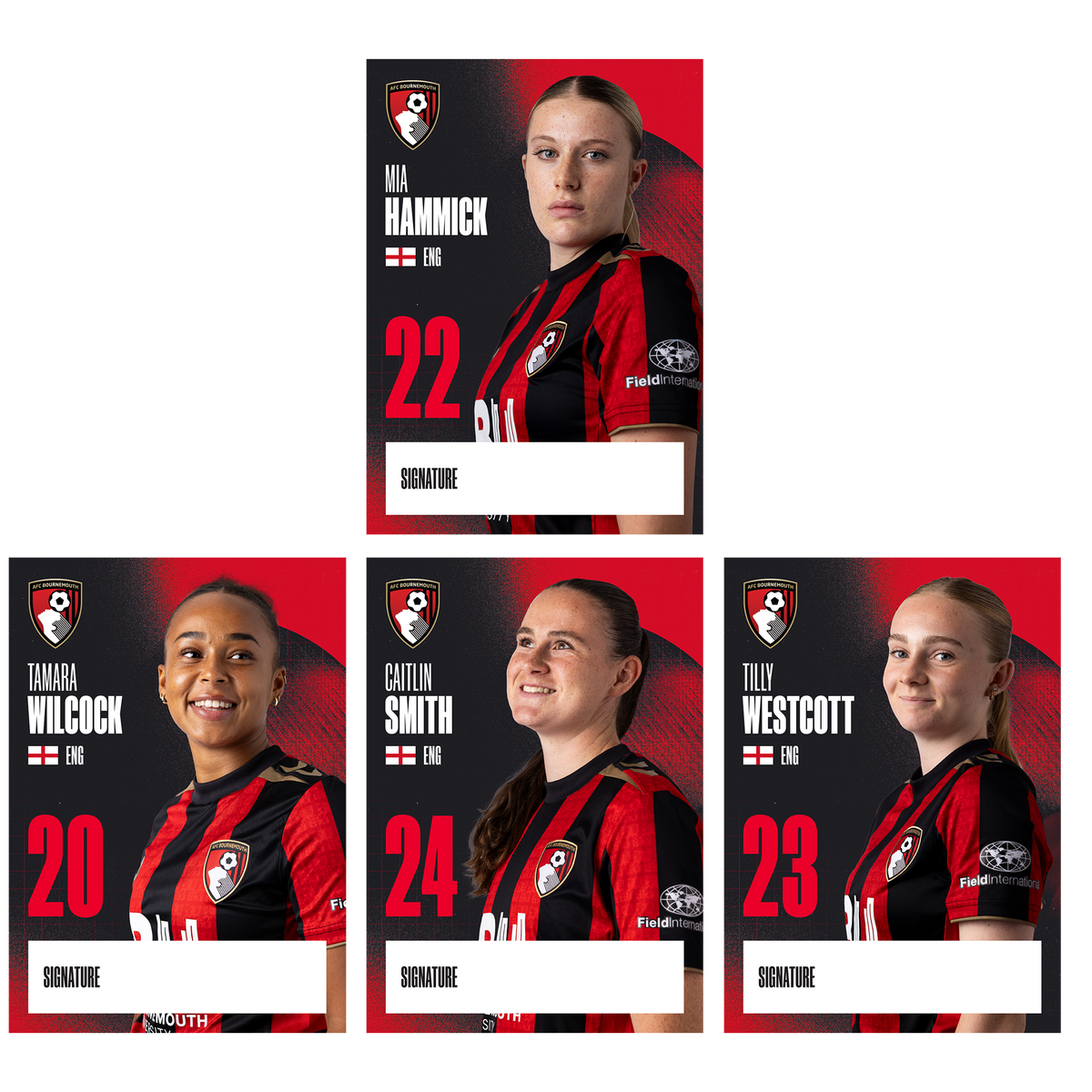 Womens Player Cards - 26/27 Season