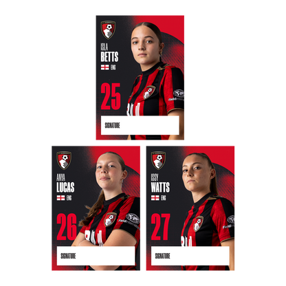 Womens Player Cards - 26/27 Season