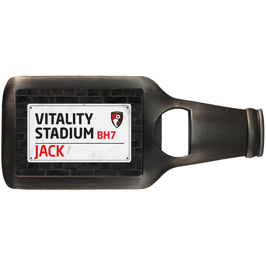 Personalised Bottle Opener Magnet - Street Sign