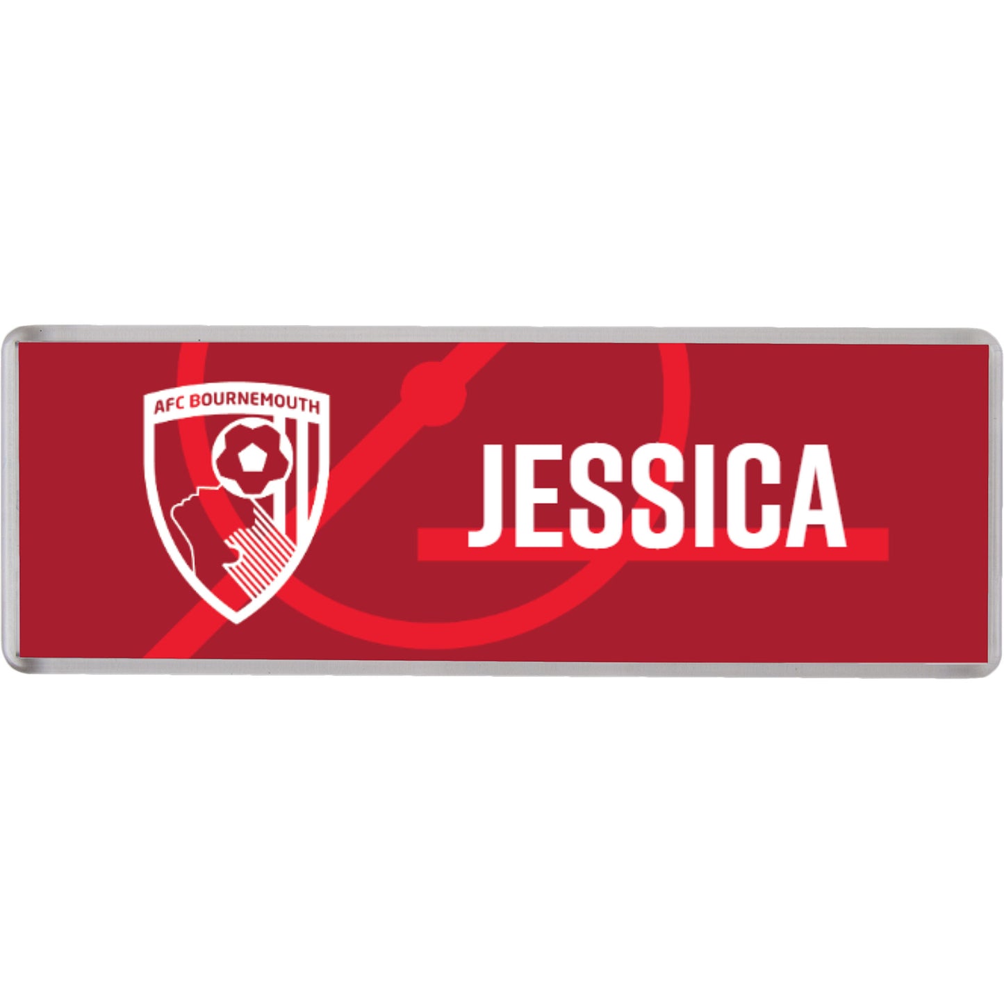 Personalised Fridge Magnet - White Crest