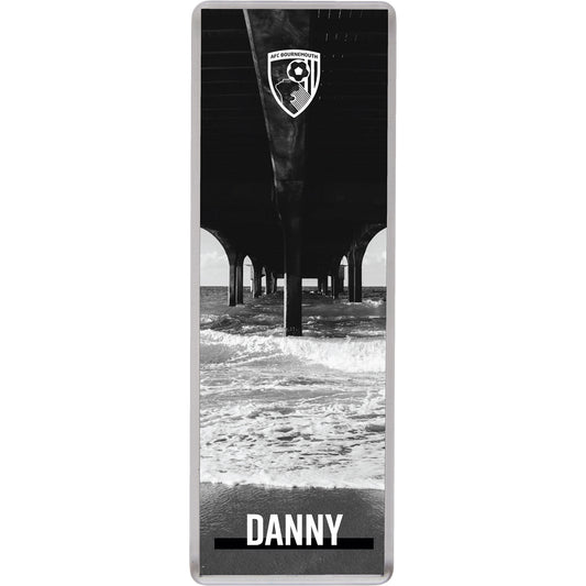 Personalised Fridge Magnet - Monochrome Pier