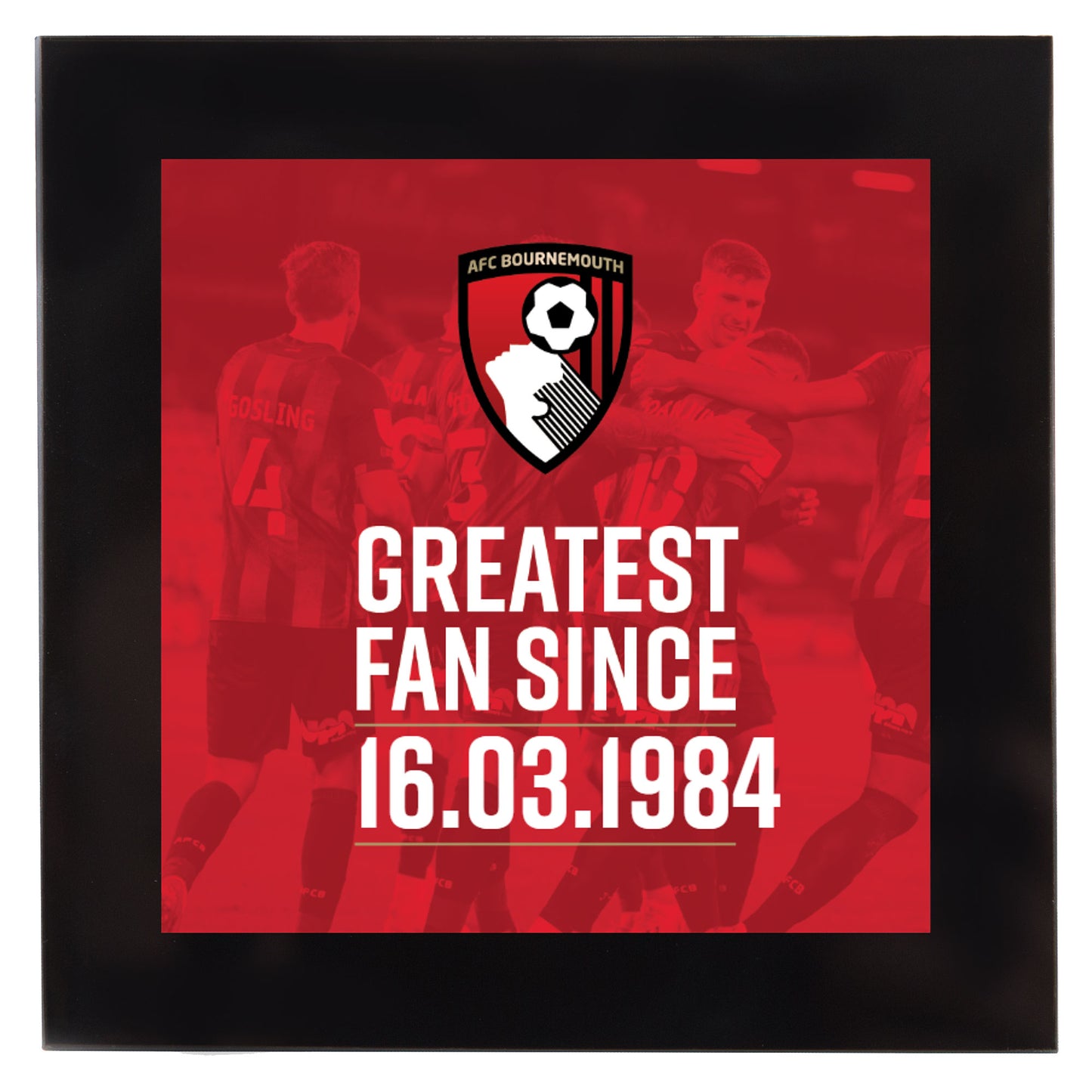 Personalised Glass Coaster - Greatest Fan
