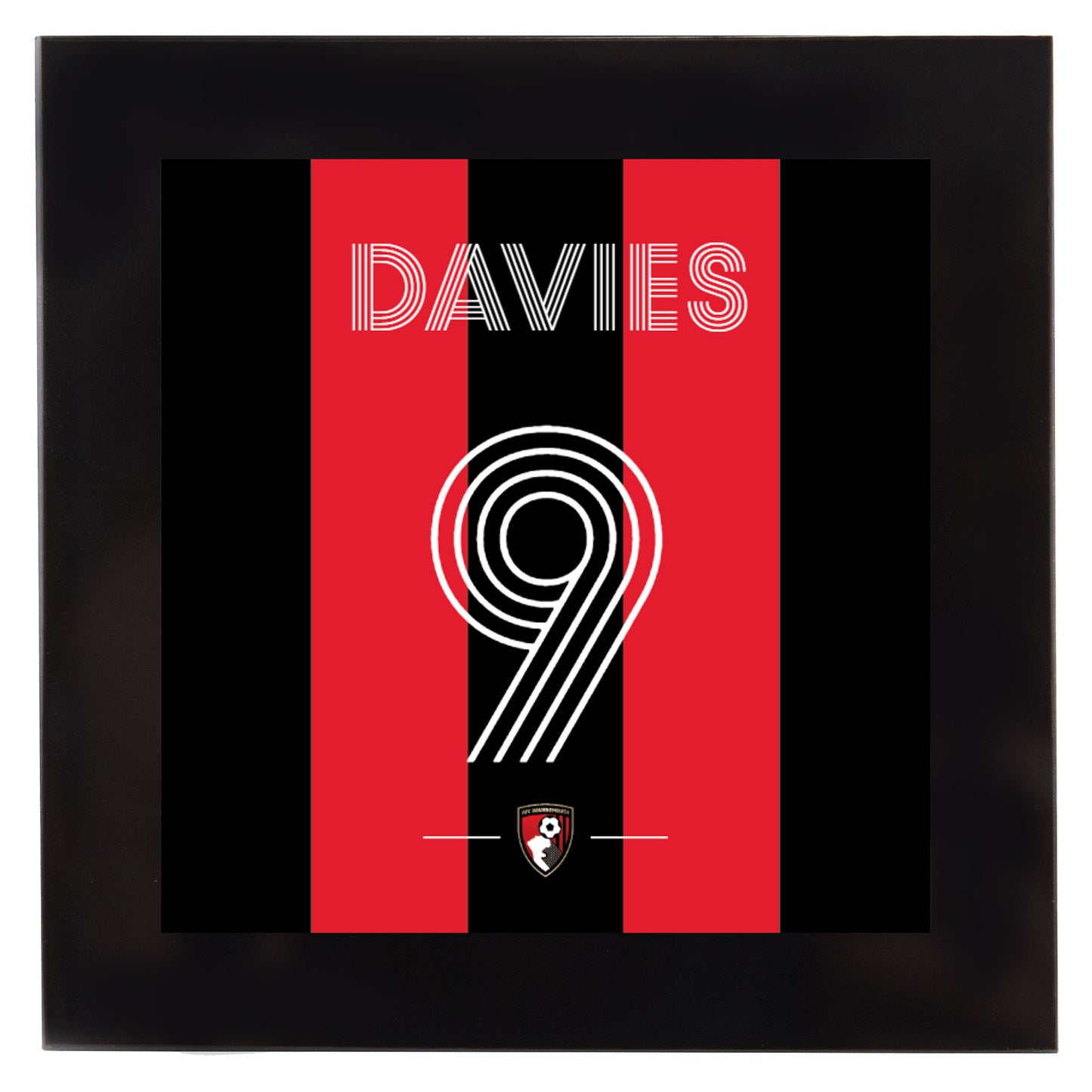 Personalised Glass Coaster - Shirt Back