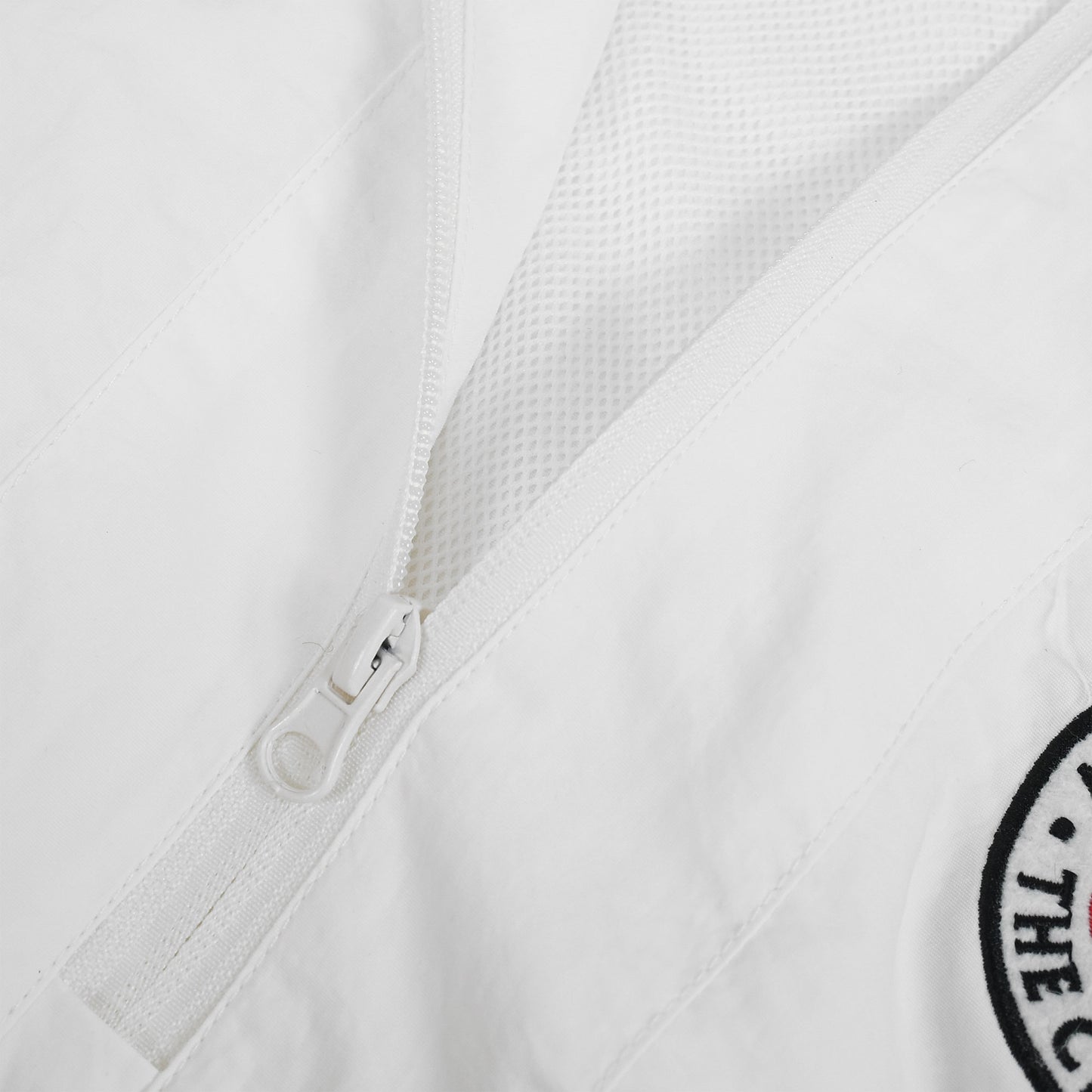 Premium Cherries Windbreaker Anorak - White / Black / Red