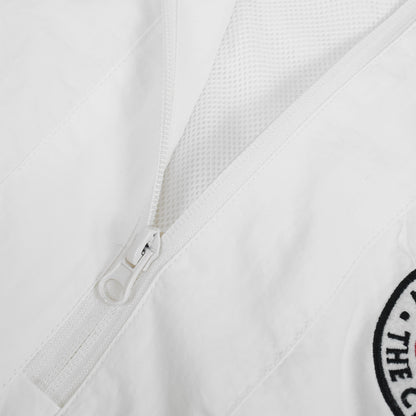 Premium Cherries Windbreaker Anorak - White / Black / Red