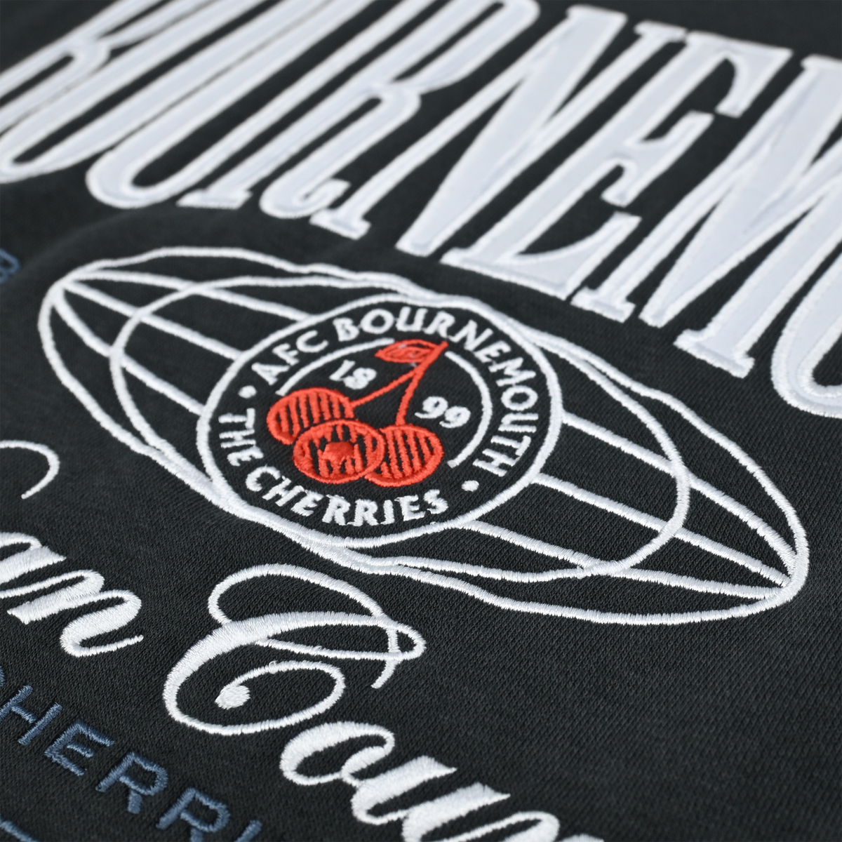 Premium Cherries Crew Sweat - Charcoal
