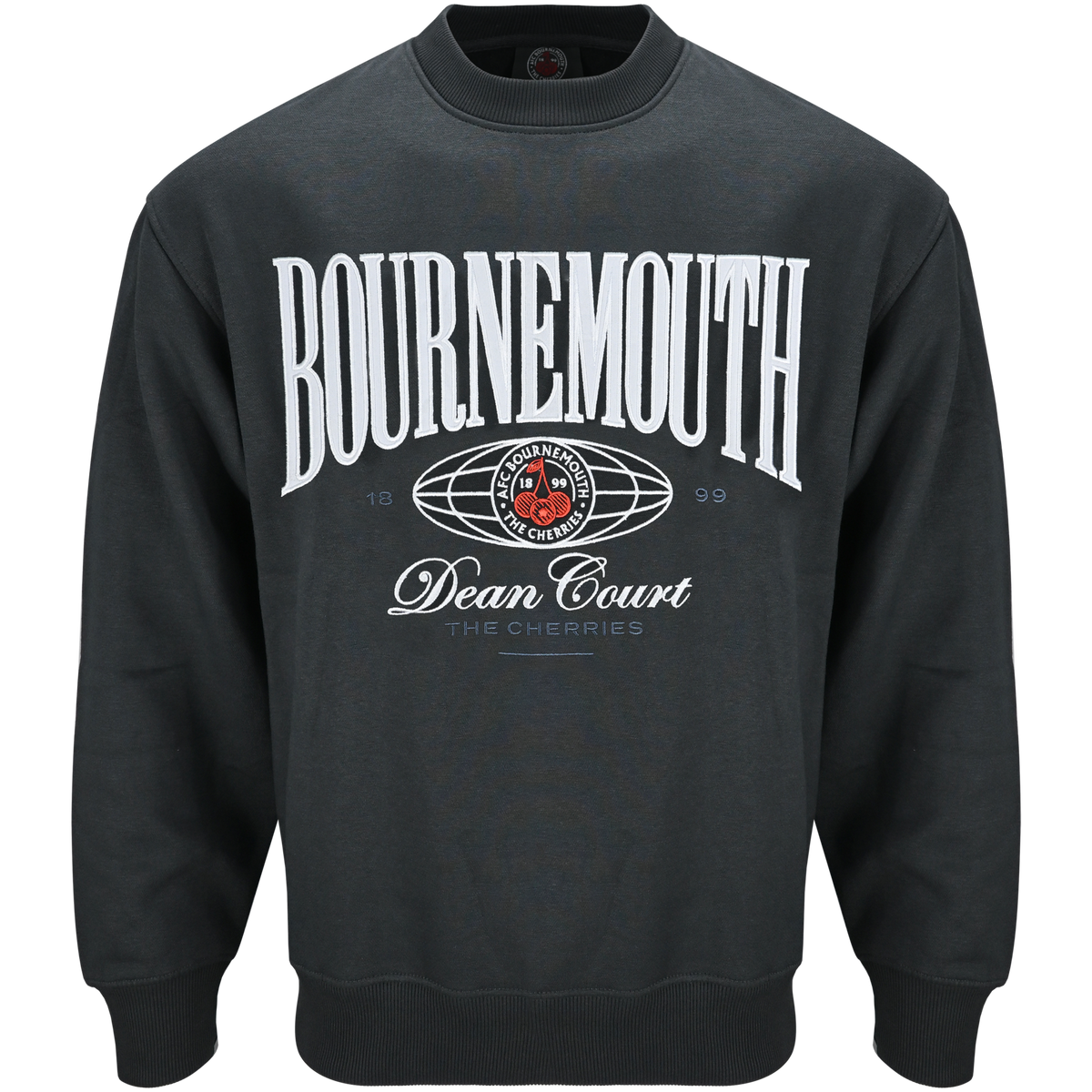 Premium Cherries Crew Sweat - Charcoal