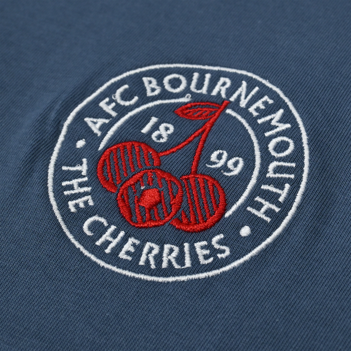 Premium Cherries Relaxed Tee - Oxford Blue