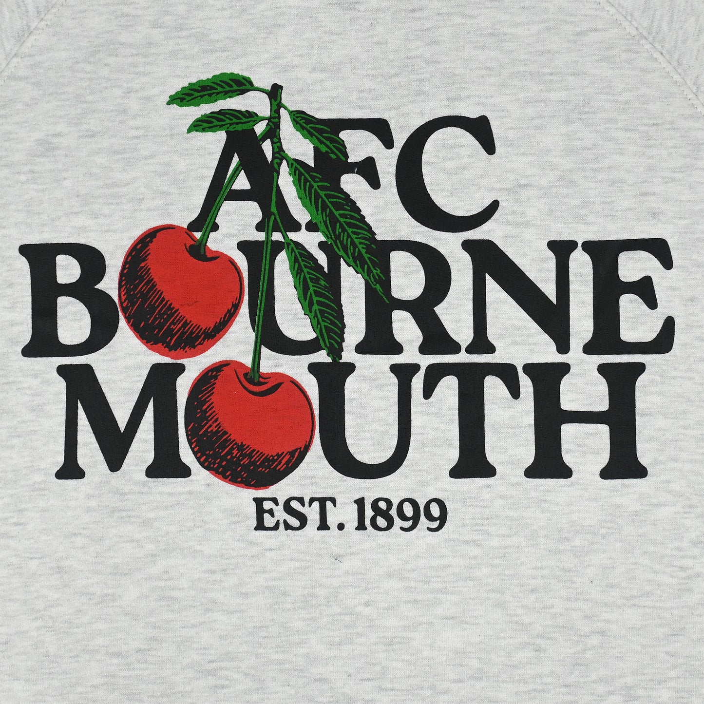Premium Cherries Oversized Hood - Grey Marl