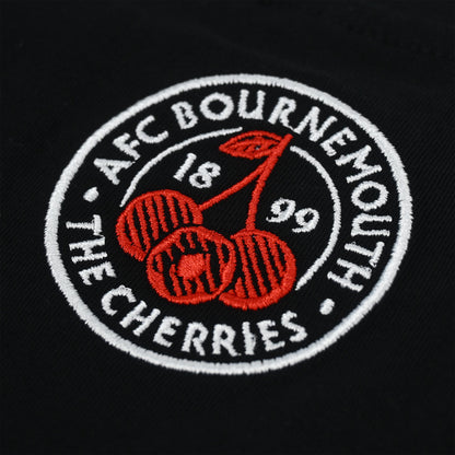 Premium Cherries Oversized Tee - Black