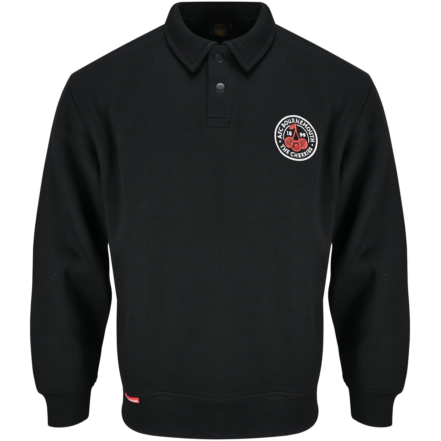 Premium Cherries Relaxed Sweat - Black