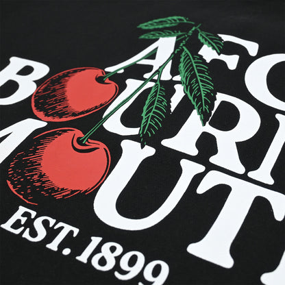 Premium Cherries Relaxed Sweat - Black